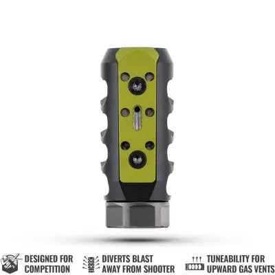 Tactical Evo F1 Pro (M18x1) Muzzle Brake - 6mm