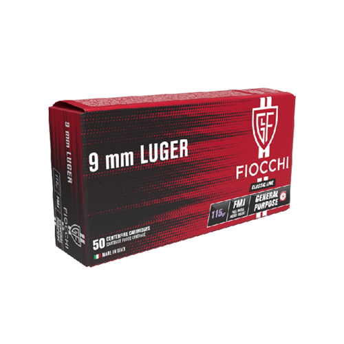 FIOCCHI 9mmP(115) FMJ PER 50