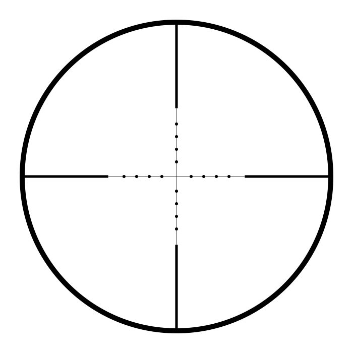 Hawke Fast Mount 4x32 Mil Dot +Mounts
