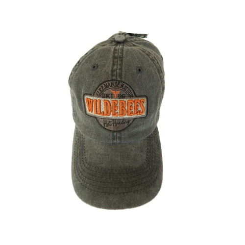 Wildebees License Plate Black Cap