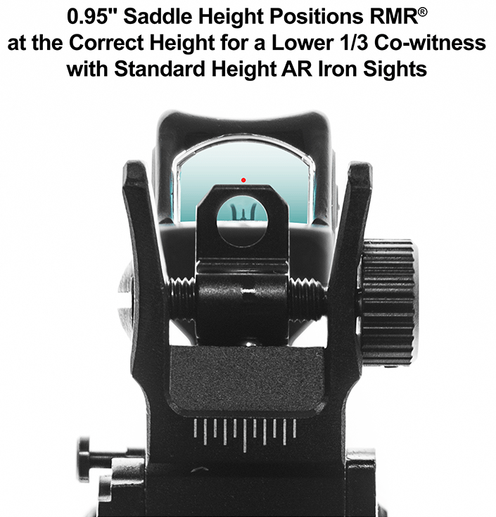 Utg Superslim Lower 1/3 Picatinny Riser Trijicon Rmr