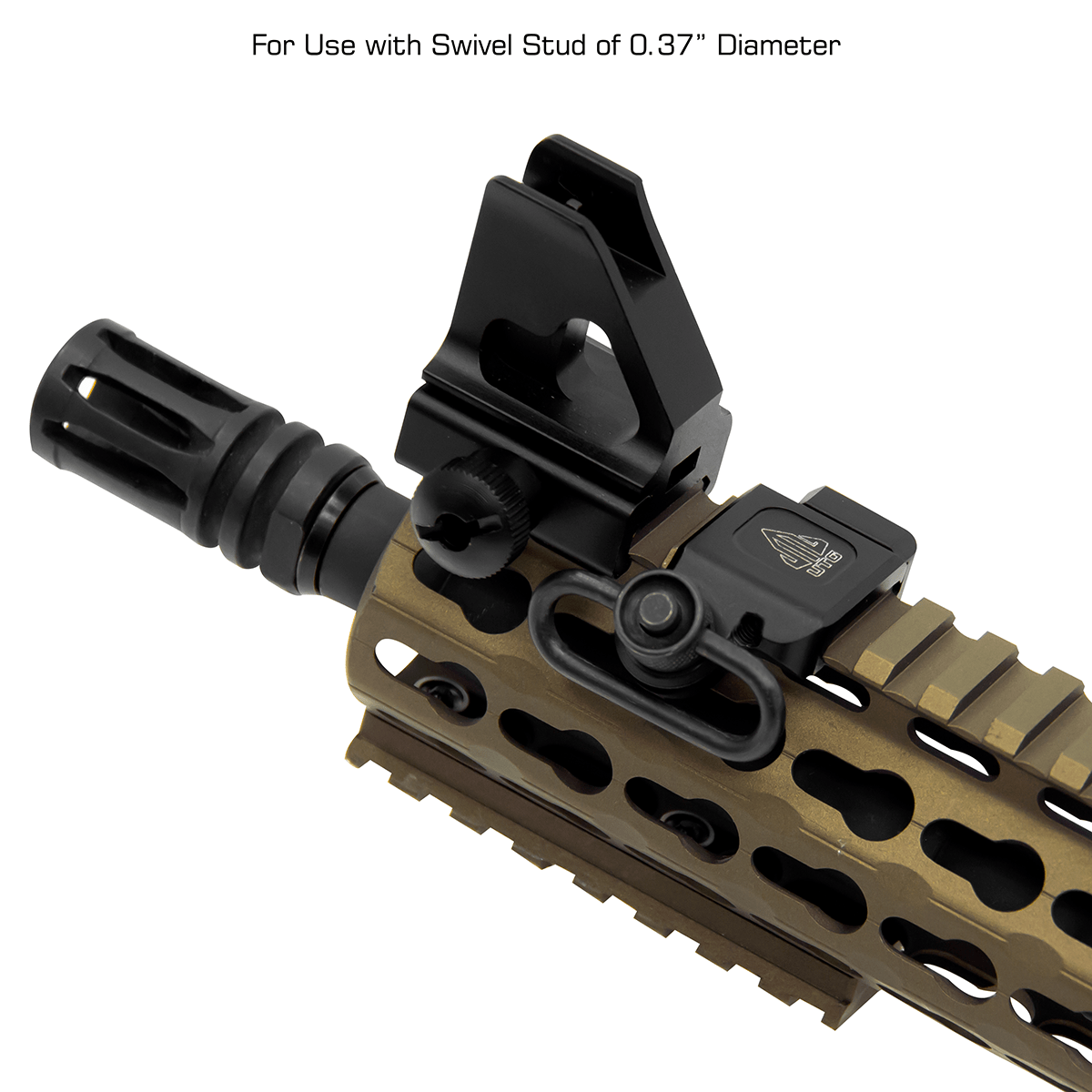 UTG Low-Pro Picatinny-mount Angled QD Sling Swivel Adaptor