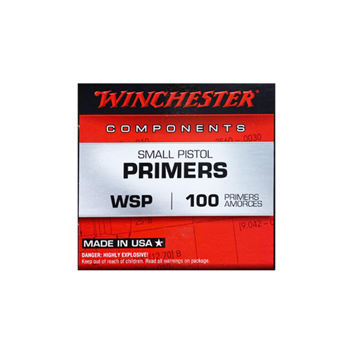 Winchester Small Pistol Primers (100's)