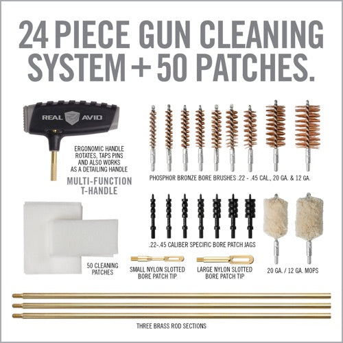 Real Avid Universal Cleaning Kit .22 - 12ga