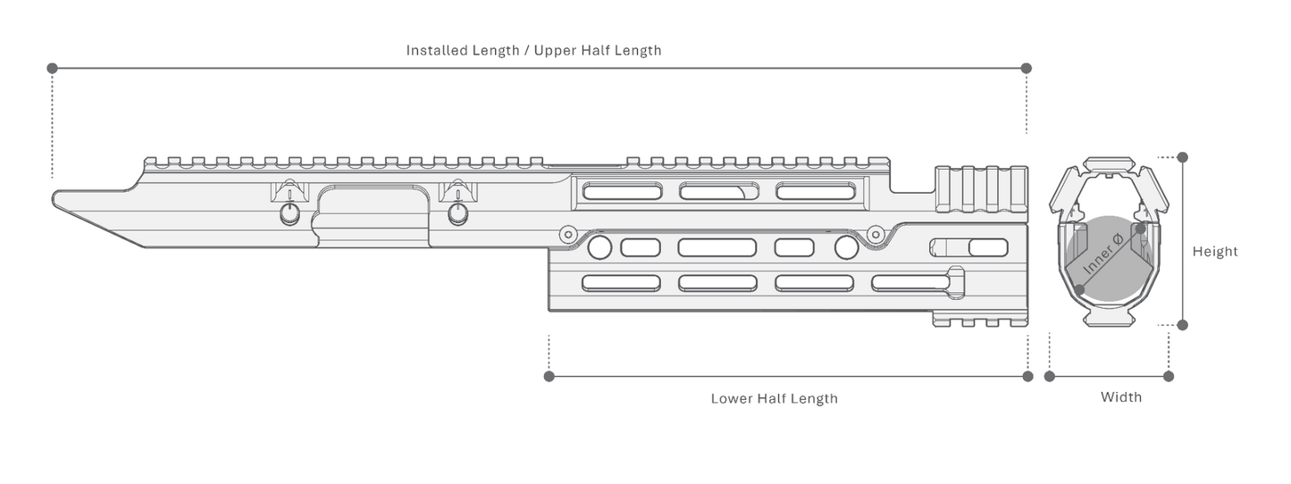 Utg Monolithic M-Lok Handgaurd