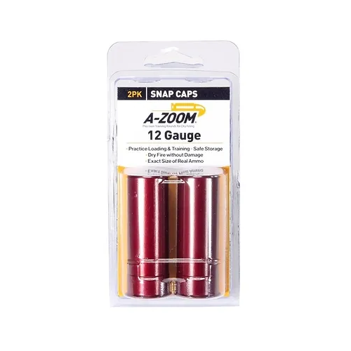 A-Zoom 12 Ga Snap Caps (2pk)