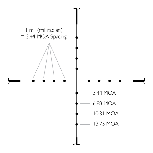 Hawke Vantage 3-9x40 Ao (Mil Dot)