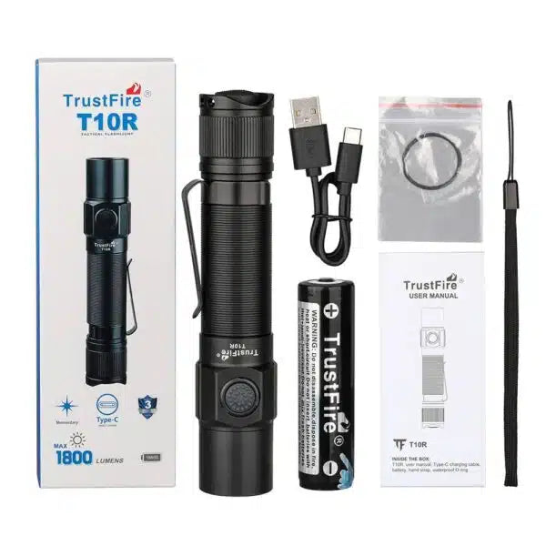 Trustfire T10r 1800lm Tact Flashlight