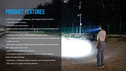 Trustfire T10r 1800lm Tact Flashlight