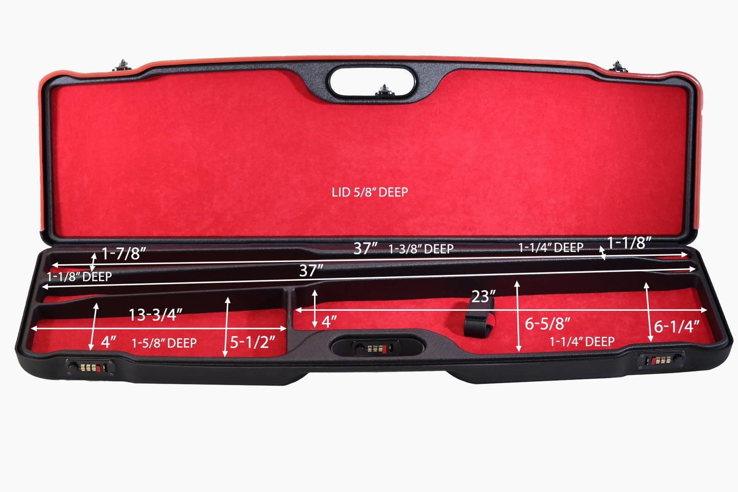 Negrini 2 Shotgun Case 30" Velvet