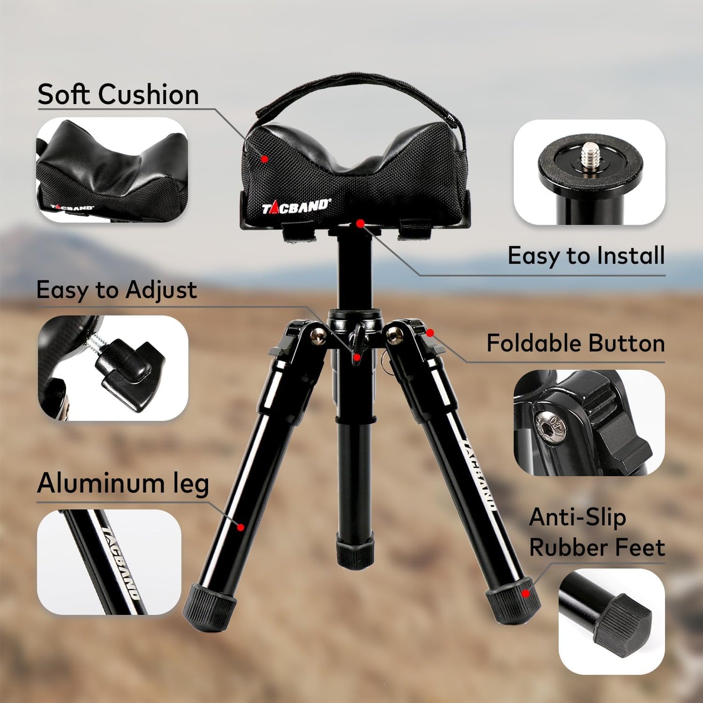 Tacband Portable Shooting Rest SST02