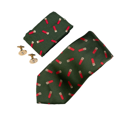 Jack Pyke Tie, Hanky and Cufflinks Gift Set Cartridge