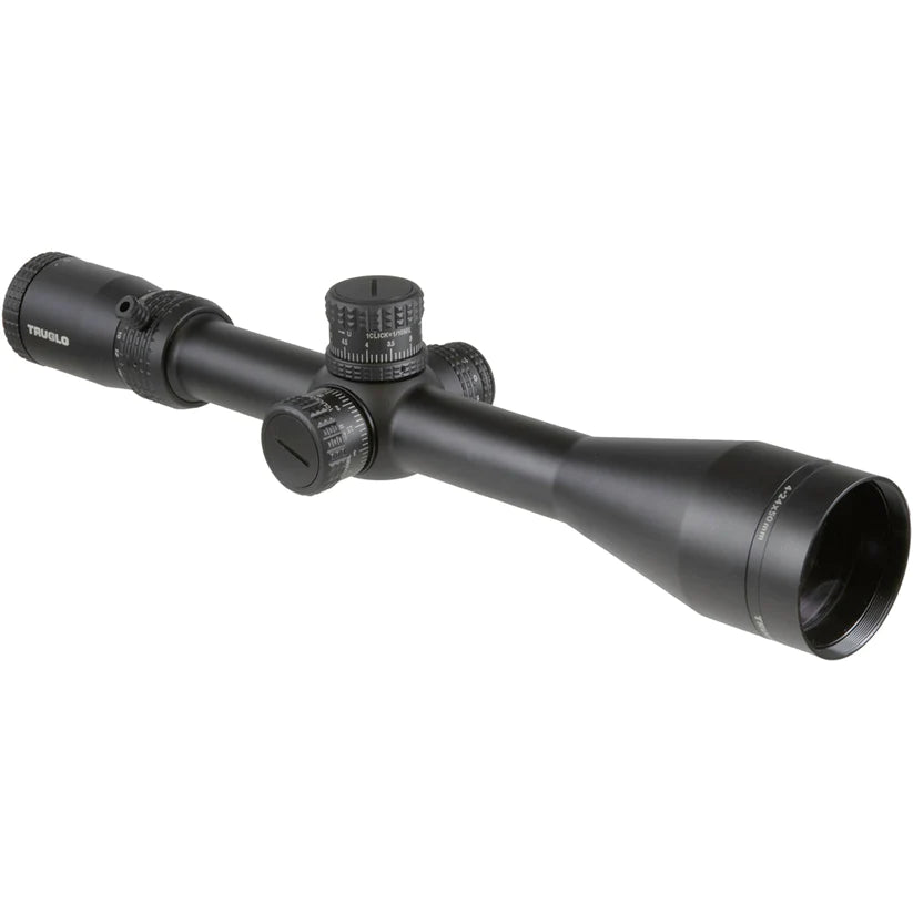 Target Reticlke Tx6 4-24x50mm Ir Mrad Ffp Reticle 30mm Mrad Target Turrets – Suburban Guns