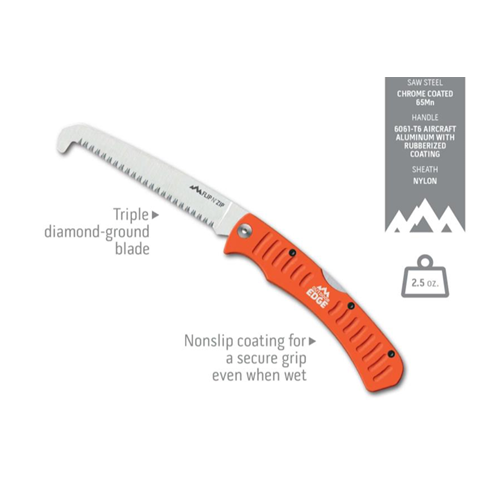 Outdoor Edge Flip N' Zip Fold Saw Orange