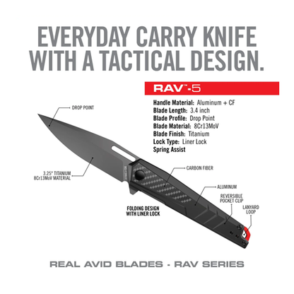 Real Avid Rav-5 Born Ready Knife