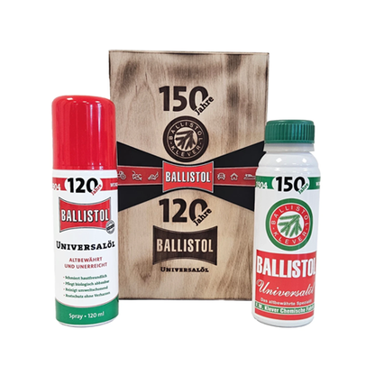 Ballistol Anniversary Wooden Box Combo Oils