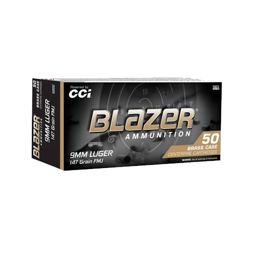 CCI BLAZER 9mmP 115gr FMJ/50