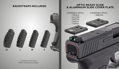 Derya DY9 9mmP 15+1 Optic Ready with Silcencer ready