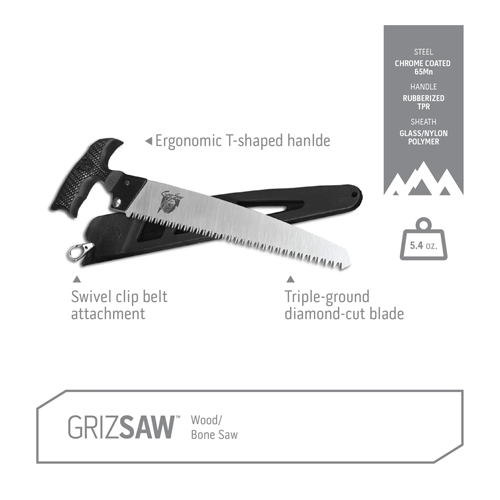 Outdoor Edge Grizsaw Wood/Bone Saw