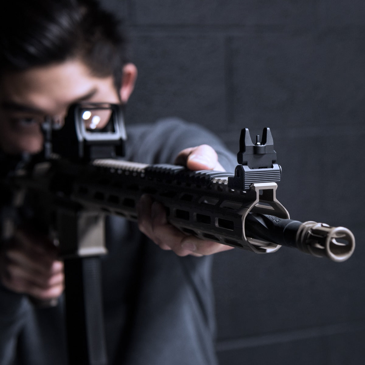 Utg Sport Accu-Sync Ar15 Flip Up Front Sight