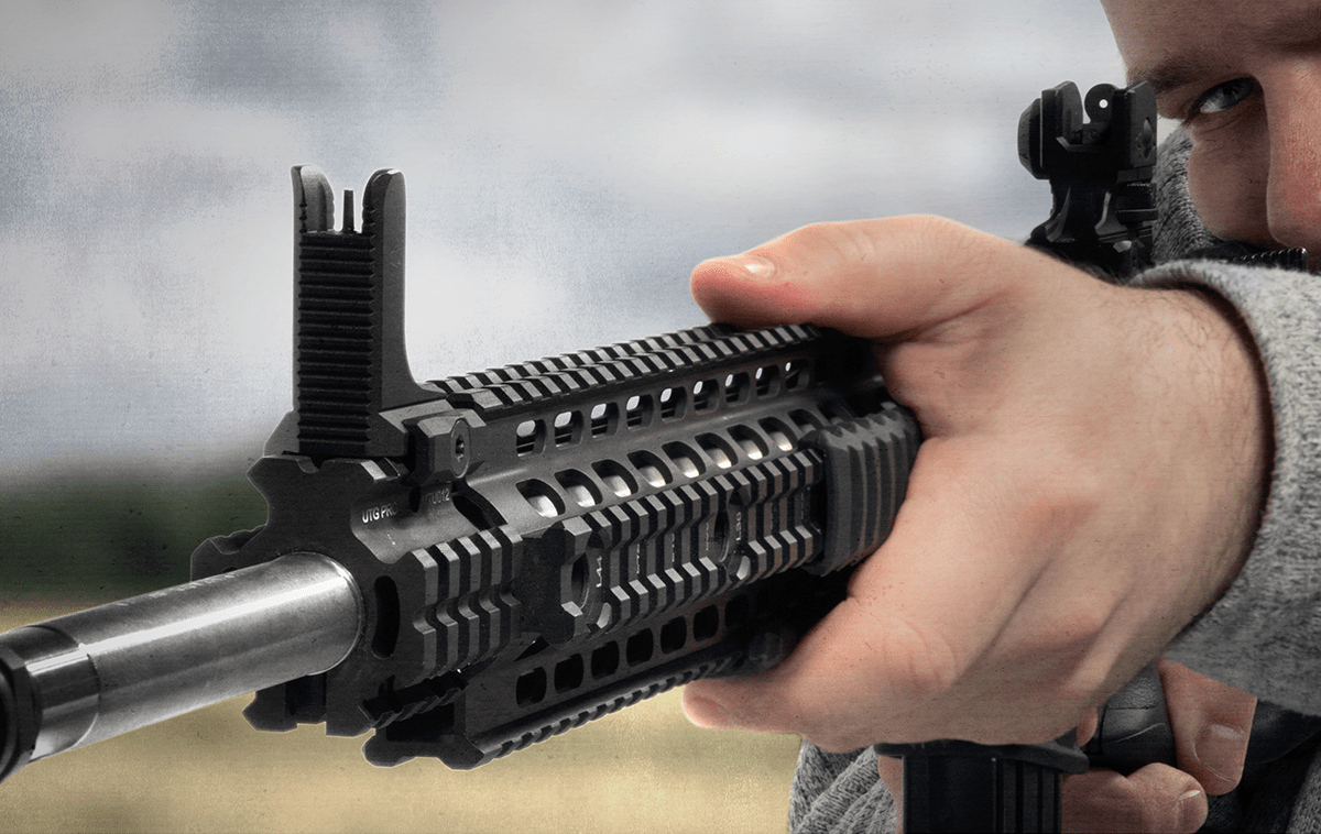 Utg S/Type Super Slim Fixed Hi Profile Front Sight