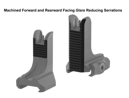 Utg S/Type Super Slim Fixed Hi Profile Front Sight
