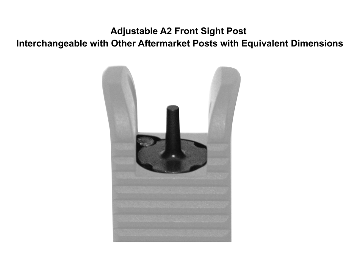 Utg S/Type Super Slim Fixed Hi Profile Front Sight