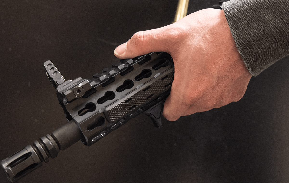 UTG Ultra Slim Angled Foregrip Keymod