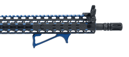 Utg Ultra Slim Angle Foregrip Keymod Blue