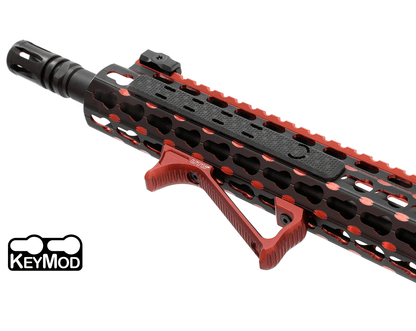 Utg Ultra Slim Angle Foregrip Keymod Red