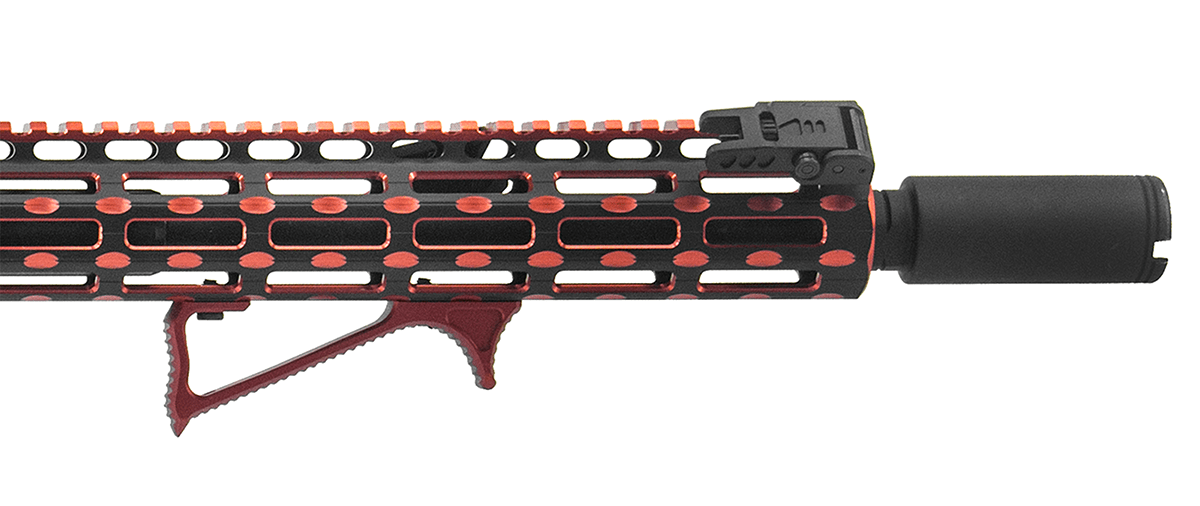 UTG Ultra Slim Angled Foregrip M-LOK Matte Red