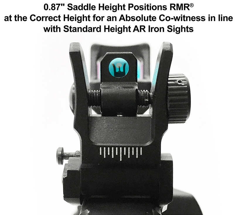 Utg Superslim Picatinny Rmr Mount Absolute Co-Witnes