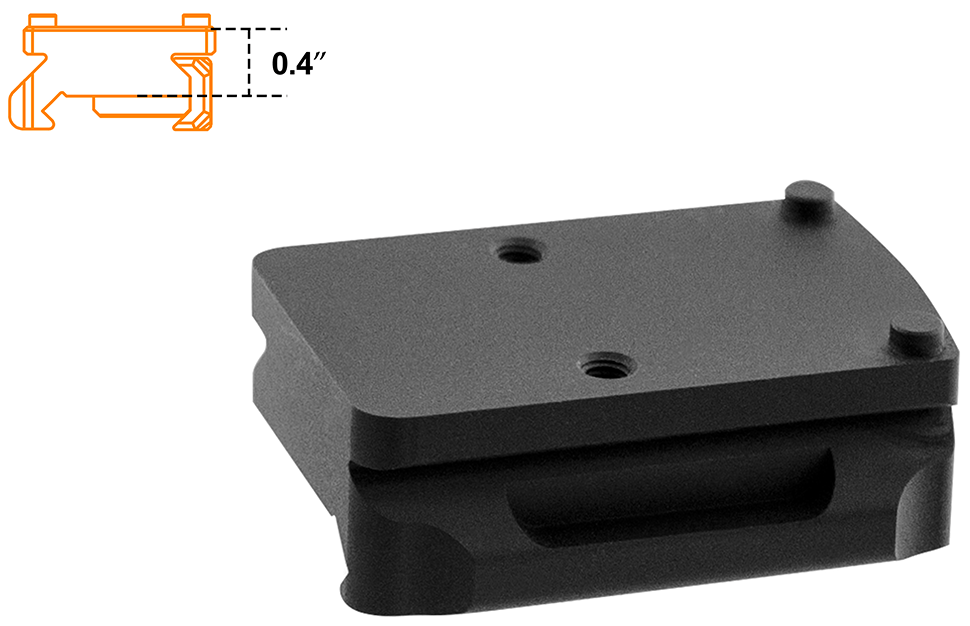 Utg Super Slim Picattiny Rmr Mount Low Profile