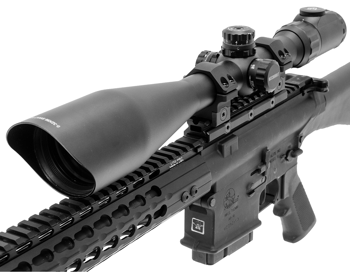 Utg Superslim 20moa Elevated Picatinny Mount 13 slot