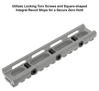 Utg Superslim 20moa Elevated Picatinny Mount 13 slot