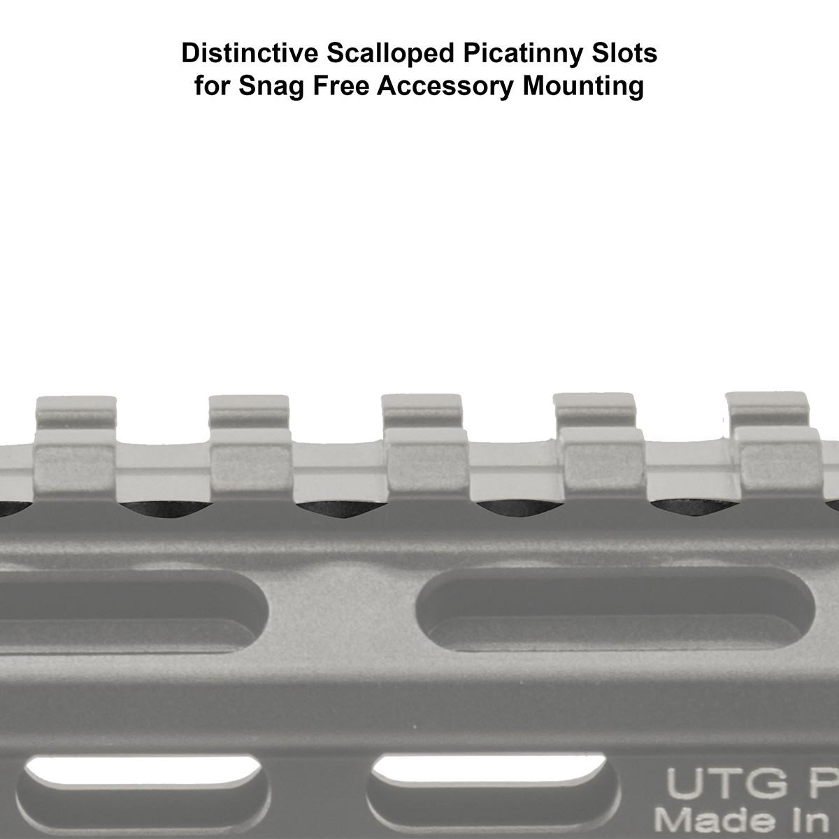 Utg Superslim 20moa Elevated Picatinny Mount 13 slot