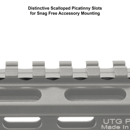 Utg Superslim 20moa Elevated Picatinny Mount 13 slot
