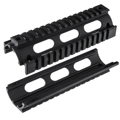Utg Ar15 C/Length Drop In Quad Rail Black