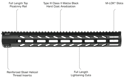 Utg Arwen 15  M-Lok F/Float Handguard