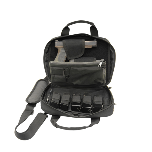 Utg Competition Shooter Double Pistol Case Black