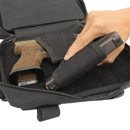 Utg Competition Shooter Double Pistol Case Black