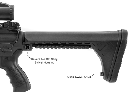 Utg Ar15 Ops Ready S5 Fixed Stock Blk