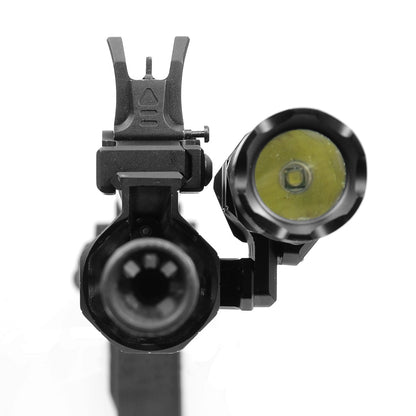 Utg Sporting Offset Flashlight Ring Matte Black