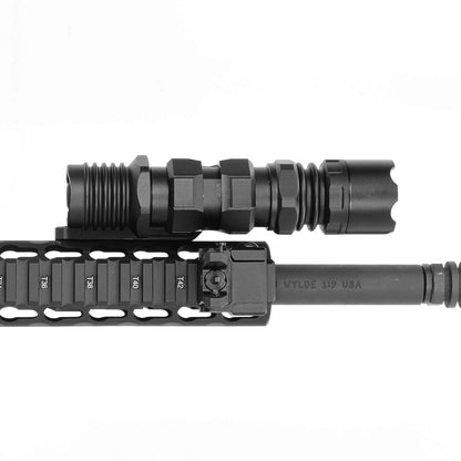 Utg Sporting Offset Flashlight Ring Matte Black
