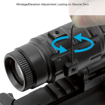 Utg Sporting Type W/E Adjust X3 Magnifier &Flip To Side Qd