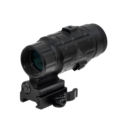 Utg Sporting Type W/E Adjust X3 Magnifier &Flip To Side Qd