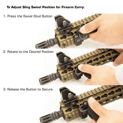 UTG Low-Pro Picatinny-mount Angled QD Sling Swivel Adaptor