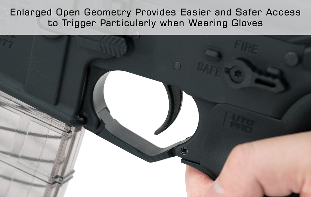 Large Trigger Guard UTG AR 15 Oversized Trigger Guard Red – Suburban Guns