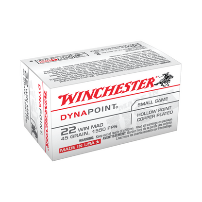 Winchester 22 Win Mag 45gr Dyna Point